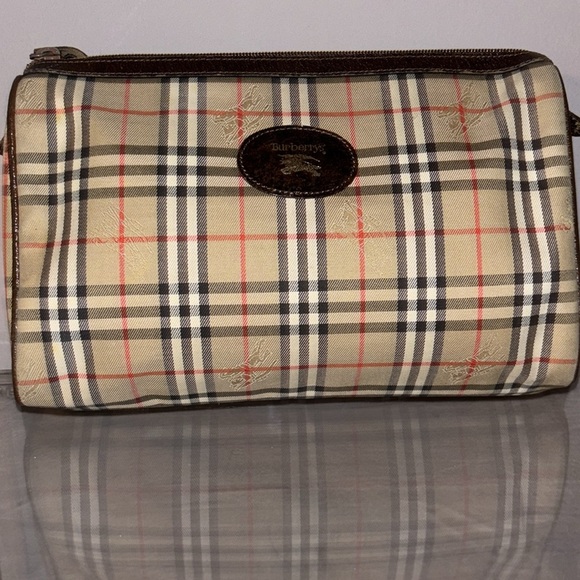 Burberry Vintage Nova Check Pouch Authentic - Picture 3 of 15